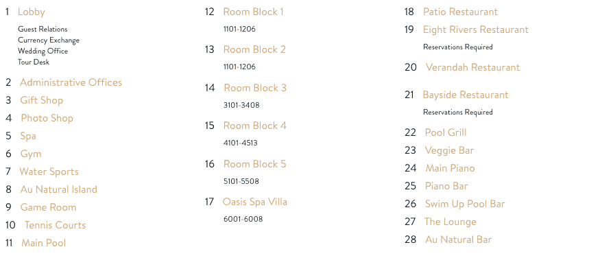 Tower Isle Directory